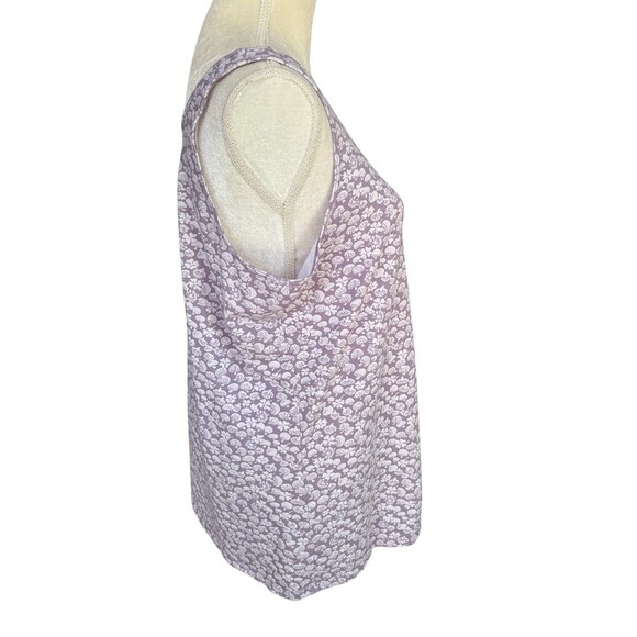 Duluth Trading Mushroom Floral Tank Top Women's Plus Size XXL Lavender Purple - Picture 12 of 14